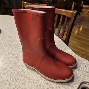 Sperry Womens Size 10 Red Rain Boots